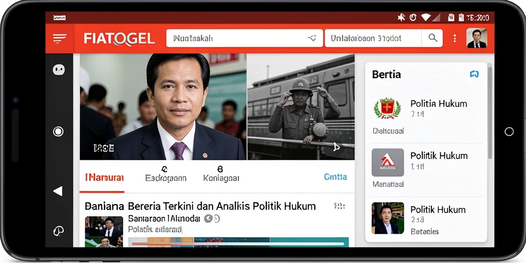 Tampilan antarmuka sederhana dan informatif dari FIATOGEL.