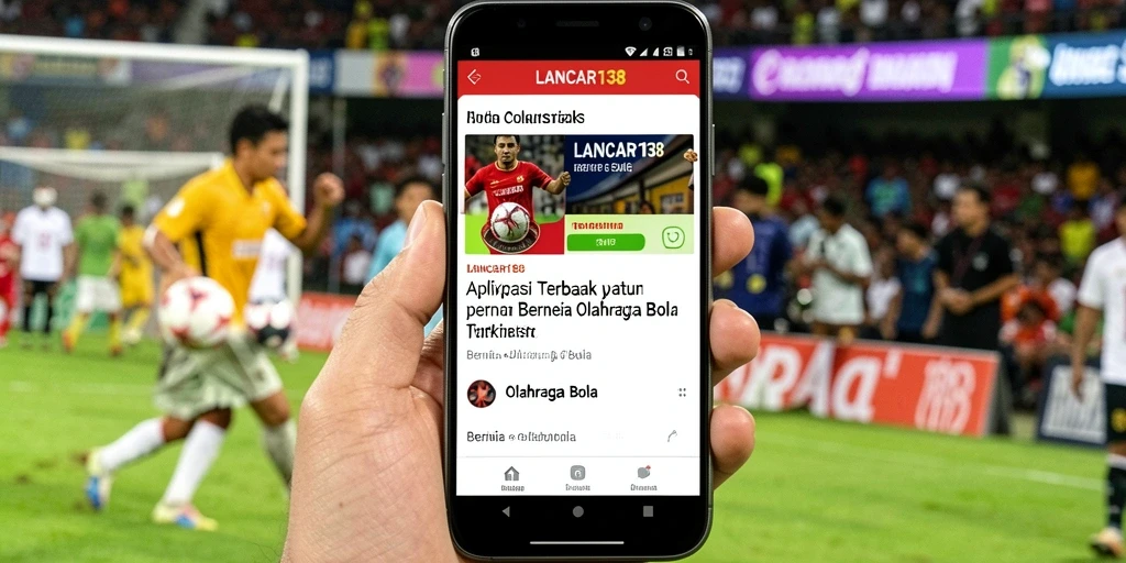 Antarmuka LANCAR138 menampilkan berita olahraga bola yang menarik.