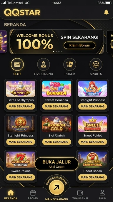Tampilan link alternatif qqstar